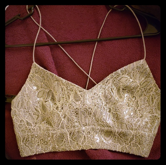 Topshop Tops - Ariana Grande bralette crop top